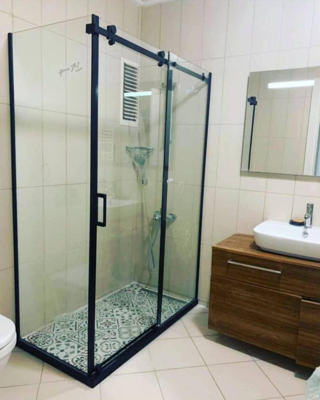 Eloksal profilli duşakabin uygulaması — İnter Glass, İstanbul