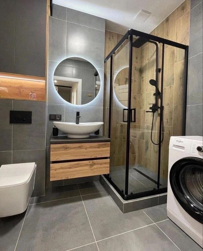 Siyah profilli duşakabin uygulaması — İnter Glass, İstanbul